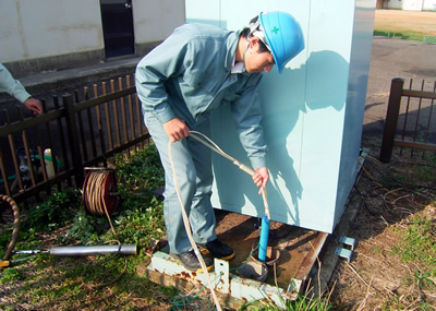 地下水の採水